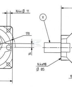Caja de cambios A-623A 1,6:1