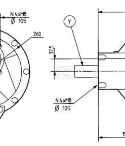 Caja engranajes A-20A 1,88:1