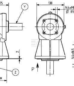 Engranajes LF-141A 1:1,47