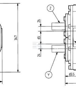 Caja engranajes MR-90 1:1.9