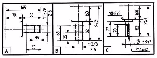 Gearbox T-304 A 1:3 50.7 KW