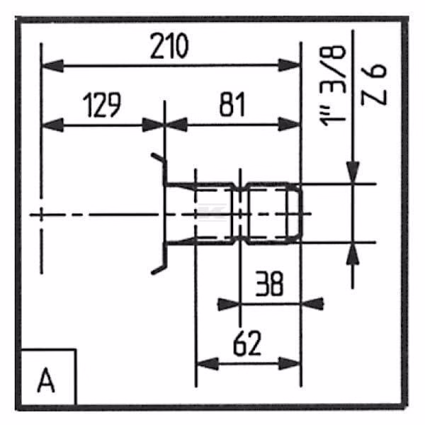 Engranajes T-279D 1:1,82