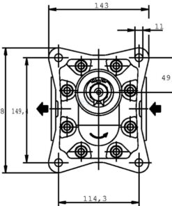 Motor KM 30.61 RO-84E4-LEF/ED