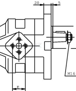 Motor KM 30.51 RO-84E4-LED/ED