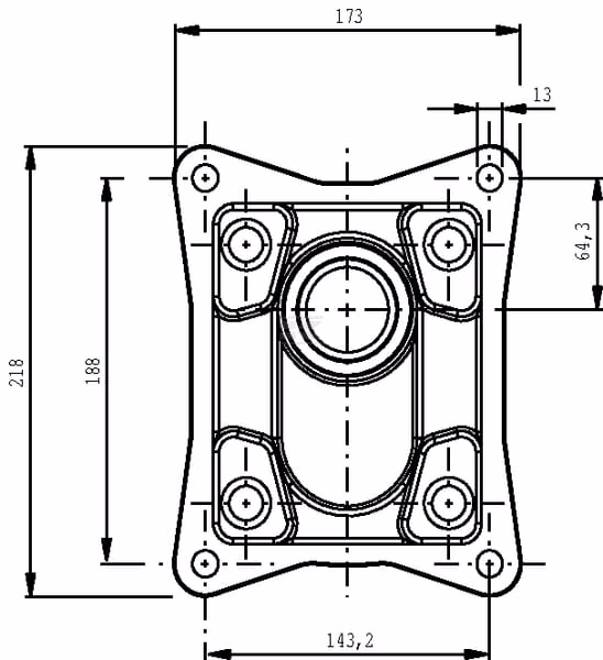 Motor KM40.109 R0-85E5-LEG/ED 3 Motor KM40.109 R0-85E5-LEG/ED