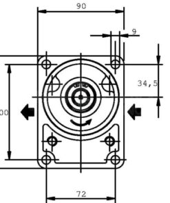 Bomba hidráulica PLP20.16D0-12B2-LBE/BC-N-EL FS