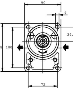 Bomba hidráulica PLP20.25D0-54B2-LBE/BC-N-EL FS