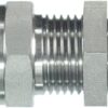 Acoplamiento de espárrago macho 12L x M18 acero inox.