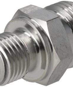 Acoplamiento de espárrago macho 12L x 1/4" BSP acero inox.