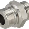 Acoplamiento de espárrago macho 15L x M22 acero inox.