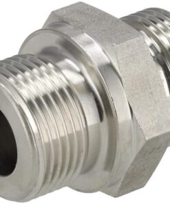 Acoplamiento de espárrago macho 15L x M22 acero inox.