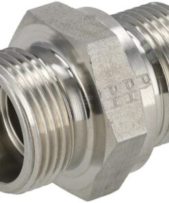 Acoplamiento de espárrago macho 15L x M22 acero inox.