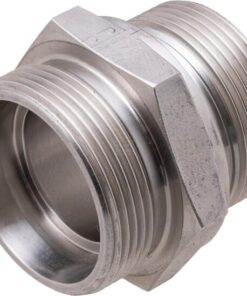 Racor macho 35L x M42 WD acero inox.
