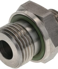 Racor macho 8L x 1/2" BSP WD acero inox.