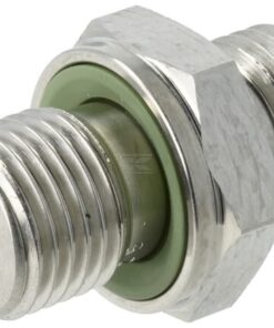 Racor macho 8L x 1/4" BSP WD acero inox.