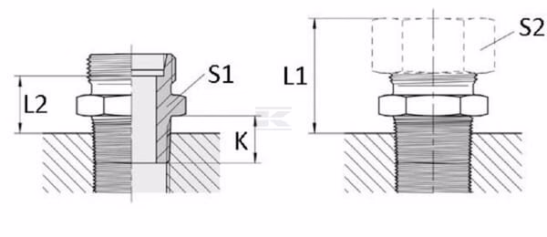 Racor 10L - 1/4NPT