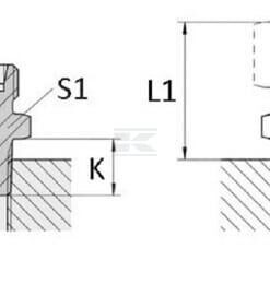Racor roscado UMCAG17x15.21NU