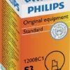 Bombilla Halógena S3 12V 15W P26s blanco Philips