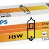Bombilla Convencional H5W 12V 5W BA9s Philips
