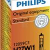 Bombilla Halógena H27W/1 12V 27W PG13 Philips 5 Bombilla Halógena H27W/1 12V 27W PG13 Philips