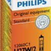 Bombilla Halógena H27W/2 12V 27W PGJ13 Philips