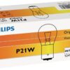 Bombilla Incandescente redonda P21W 12V 21W BA15s blanco Philips 2 Bombilla Incandescente redonda P21W 12V 21W BA15s blanco Philips