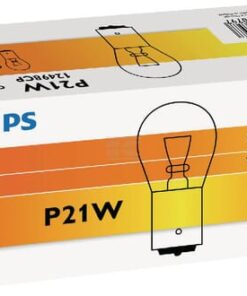 Bombilla Incandescente redonda P21W 12V 21W BA15s blanco Philips