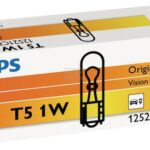 Bombilla Convencional WBT5 12V 1W W2x4.6d Philips