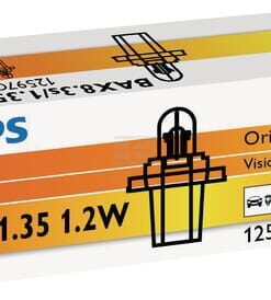 Bombilla Convencional 12V 1.2W BAX8.3s Philips