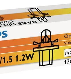 Bombilla Convencional 12V 1.2W BAX8.5d Philips
