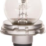 Bombilla Halógena redonda R2 12V 45W/40W P45t-41 blanco Philips