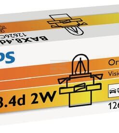 Bombilla Convencional 12V 2W BX8.4d Philips
