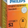 Bombilla Halógena S2 12V BA20d Philips 3 Bombilla Halógena S2 12V BA20d Philips