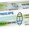 Bombilla Convencional C10W 12V 10W SV8.5 Philips 12 Bombilla Convencional C10W 12V 10W SV8.5 Philips