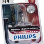 Bombilla Halógena tubular H4 24V 70W P43t-38 blanco Philips