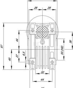 Reductor de tornillo I=40