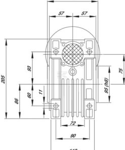 Reductor de tornillo I=25