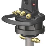 Rotador hidráulico 10kN, eje 39,5mm orificio montaje 20mm