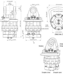 Rotor 160 kN brida 6x17 mm