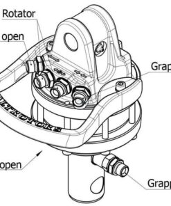 Rotor 30kN eje 49,5mm orificio