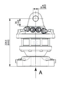 Rotor 30 kN brida 4x17 mm VK