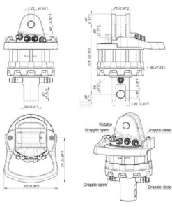 Rotor 45 kN eje 68 mm orif 30
