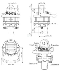 Rotator shaft 55kN 69mm Hole 3