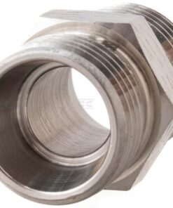 Acoplamiento recto 12L acero inox.