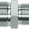 Acoplamiento recto 15L x 12L acero inox.