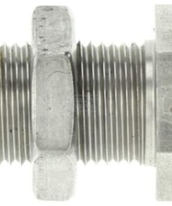 Racor pasamuros 12L acero inox.