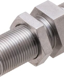 Racor pasamuros 12S acero inox.