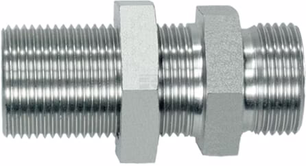 Racor pasamuros 30S acero inox. 1 Racor pasamuros 30S acero inox.