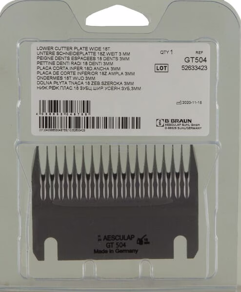 Cuchil. inf. GT 504 18 dientes 3 Cuchil. inf. GT 504 18 dientes