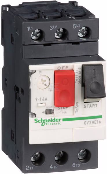 Interr. prot. motor 9-14A 1 Interr. prot. motor 9-14A